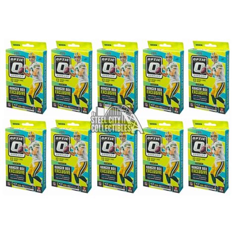 2016 Panini Donruss Optic Football Hanger 10 Box Lot Steel City