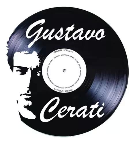 Reloj En Disco De Vinilo Lp Gustavo Cerati Soda Stereo Envío gratis