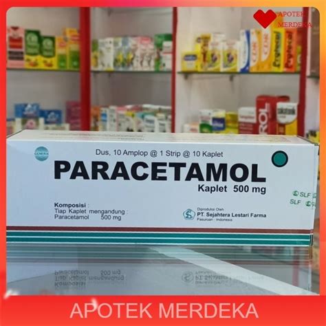 Jual Paracetamol 500mg Strip Shopee Indonesia