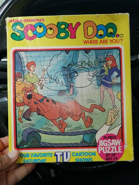 1974 Hanna Barbera Scooby Doo Jigzaw Puzzle 70pieces Complete 2067628460