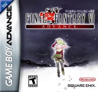 Final Fantasy VI Advance Game Boy Advance Box Art Cover By Ebilpengjin