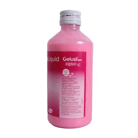 Gelusil Mps Syrup At Rs Bottle Gelusil Mps Original Liquid In