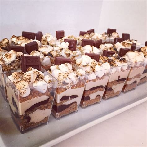 Smores Dessert Cups Mini Dessert Shooters Mini Smores Dessert Cups