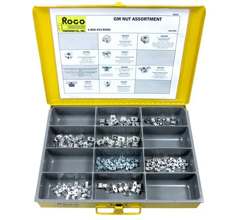 Rogo Fastener Co Inc Gm Nut Assortment