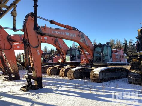 Hitachi Zx Lc Tracked Excavator In Fort Mackay Alberta Canada