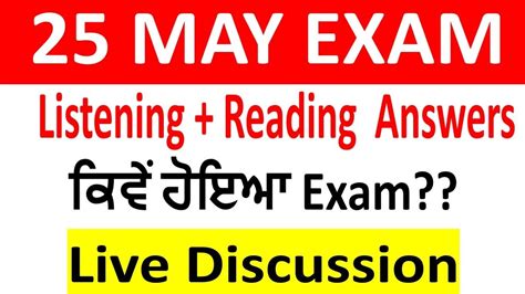 May Ielts Exam Evening Slot Answers And Review May Exam Listening