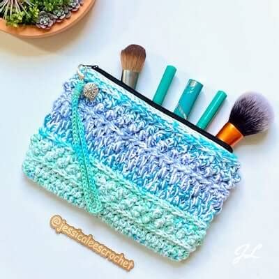 Crochet Makeup Bag Pattern Free Saubhaya Makeup