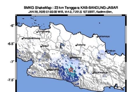 Analisis BMKG Terkait Gempa M 4 0 Kabupaten Bandung Penyebabnya