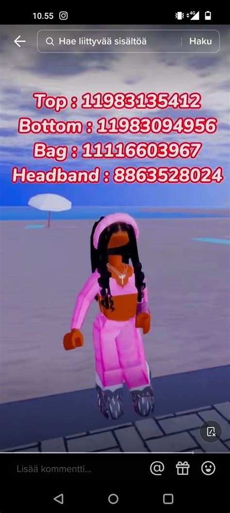 Pin By Кузьмина Марина On Roblox Codes 👑 Roblox Roblox Black Hair Roblox Baddie Outfits Ideas