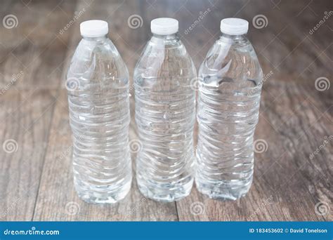 Water Bottles No Label Stock Photo Image Of Grocery 183453602