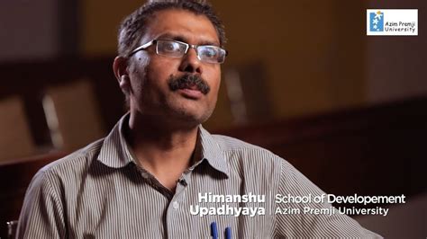 Meet Our Faculty | Himanshu Upadhyaya | Azim Premji University - YouTube