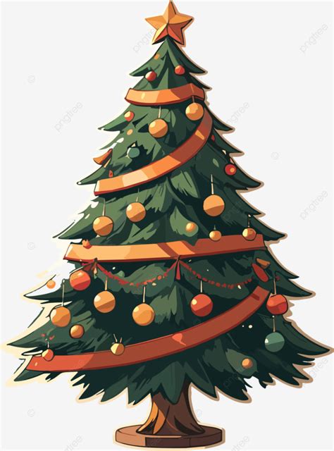 Christmas Tree Decoration Illustration, Tree, Christmas, Christmas Tree ...