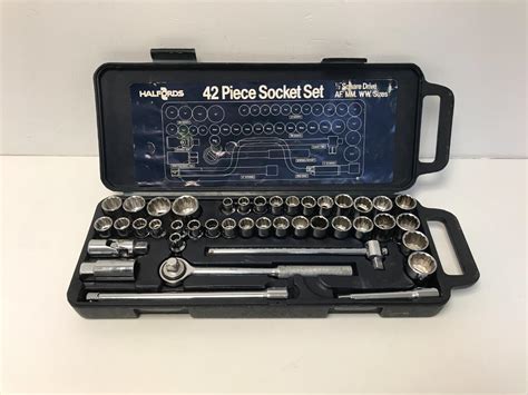 Halfords 42 Piece Socket Set