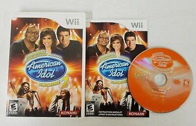 KARAOKE REVOLUTION PRESENTS AMERICAN IDOL ENCORE 2 NINTENDO WII GAME