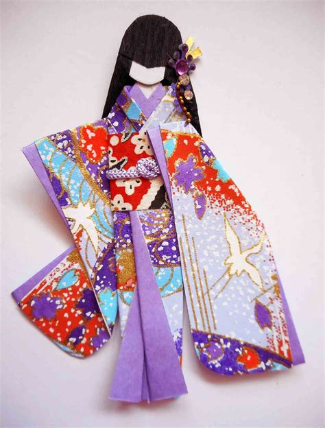 Japanese Origami Doll 4 Bonecas Kokeshi Kokeshi Boneca Japonesa