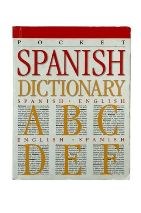 Pocket Spanish Dictionary Knjigarna In Antikvariat