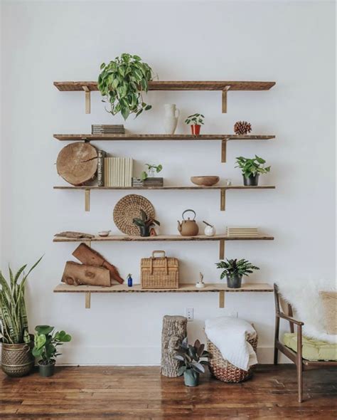 Wall shelves | Shelf design, Living room plants, Shelves