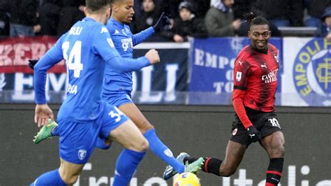 Empoli Sprofondo Rosso Nero Al Castellani Il Milan Domina E Passa 3 0