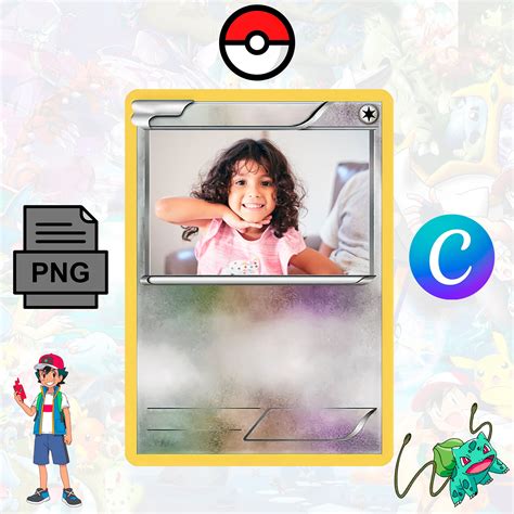 Custom Colorless Pokemon Card Template for Unique Gifts & Celebrations, Craft Your Adventure - Etsy