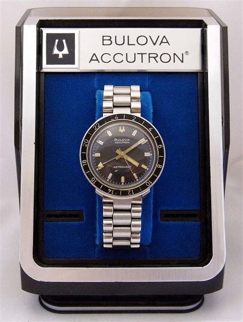 Vintage Bulova Accutron Astronaut Wrist Watch With Tuning Fork Movement