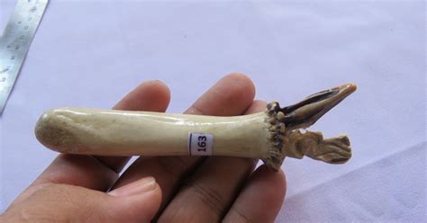 Kerajinan Pipa Rokok TANDUK Model Etnik 163 TUTUL HANDICRAFT