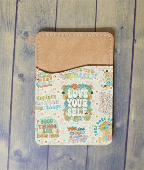 Phone Wallet Phone Card Holder Card Holder Cell Phone Accessories - Etsy