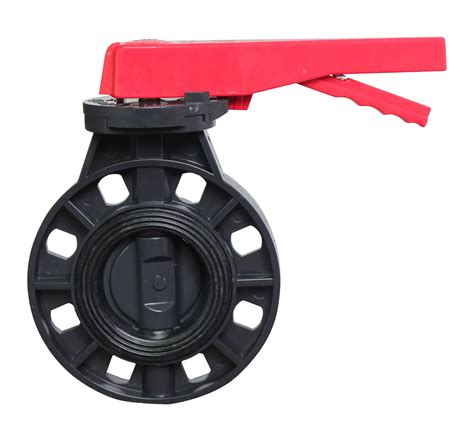 Wafer Type Manual Upvc Pvc Butterfly Valve Covna Valve