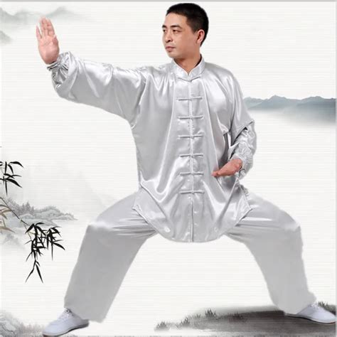 Chinese Kung Fu Uniforms Long Sleeve Tai Chi Clothing South Korea