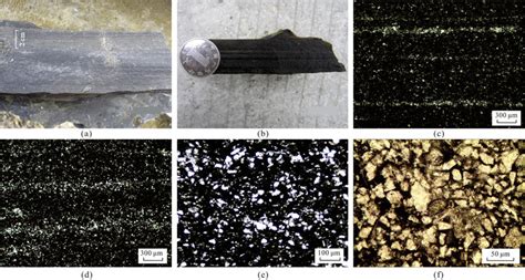 Macroscopic And Microscopic Characteristics Of The Silty Shale A