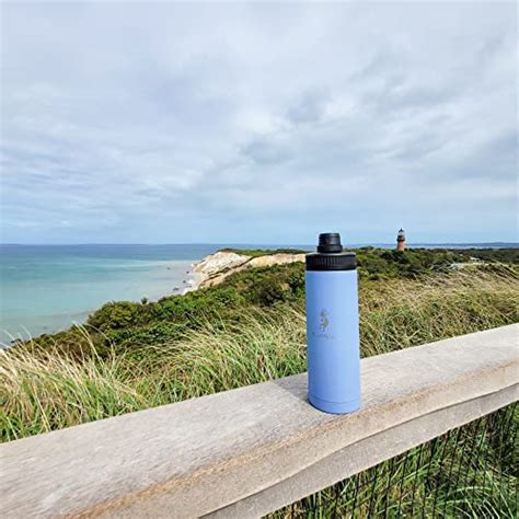 Aquapelli Vacuum Insulated Water Bottle Ounces Denim Blue The