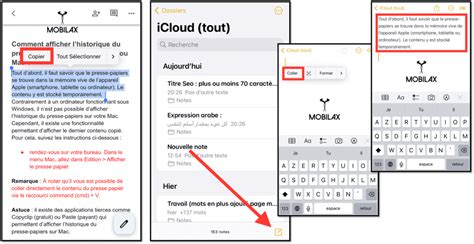 Comment Utiliser Le Presse Papiers Sur Iphone