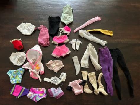Vintage Barbie Lingerie Undergarments Underwear Bra Swimsuit Lot Ebay