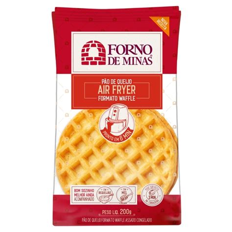 P O De Queijo Congelado Waffle Forno De Minas Pacote G Mercado