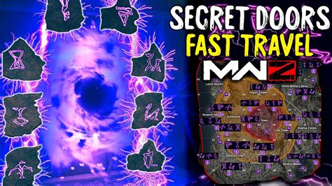 SECRET PORTAL FAST TRAVEL SYSTEM EXPLAINED MW3 ZOMBIES YouTube