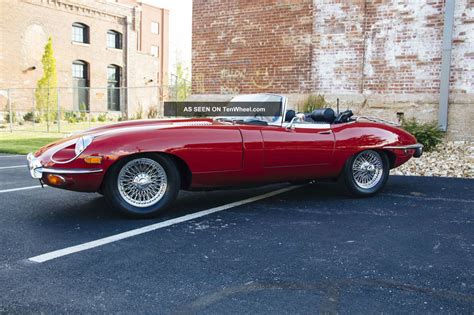 1969 Jaguar E Type Roadster Convertible 4. 2l Red / Black