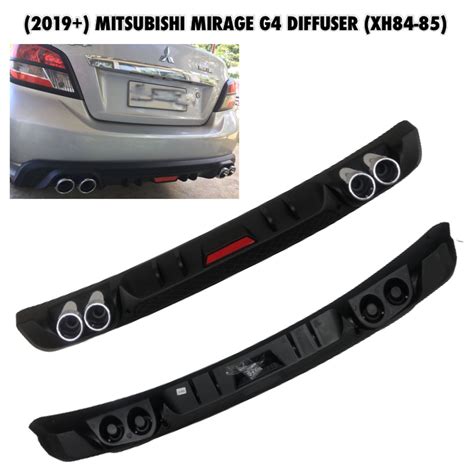 CPO 2019 2020 2021 Mitsubishi Mirage G4 Car Rear Bumper Diffusers Body