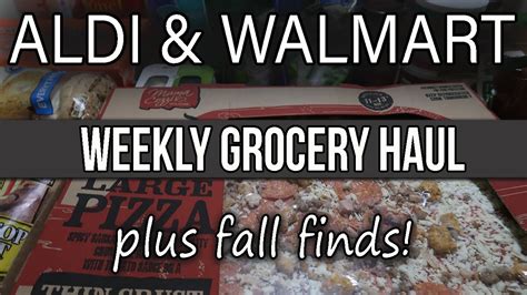 Aldi Fall Grocery Haul L Specialty Buys L Walmart Weekly Grocery