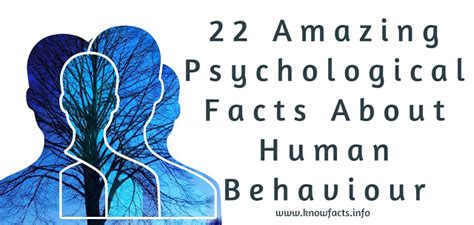 Amazing Psychological Facts About Human Behaviour Artofit