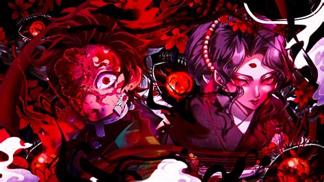 Tanjiro And Muzan Gfx Wallpaper By Denwii On Deviantart