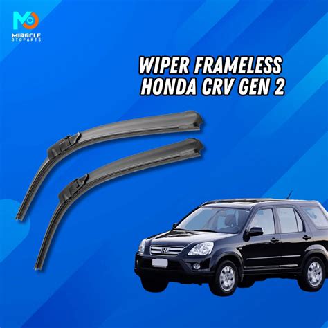 Jual Wiper Frameless Honda CRV 2002 2006 CR V Gen 2 Sepasang 2 PCS