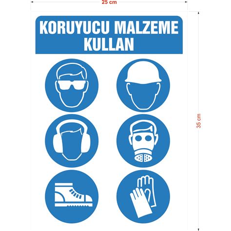 Gala Tabela Koruyucu Malzeme Kullan Uyarı Ikaz Tabelas Fiyatı