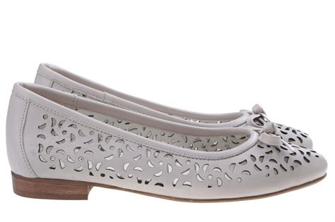 BALERINY SKÓRZANE AŻUROWE NUDE LaFEMME oficjalne archiwum Allegro