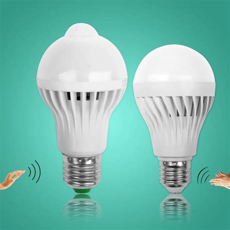 Aliexpress Buy Led Bulb Motion Sensor Smart Pir Lamp V V