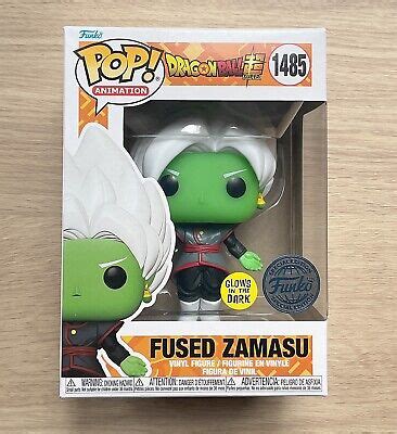 Funko Pop Dragon Ball Z Fused Zamasu Gitd Free Protector Ebay