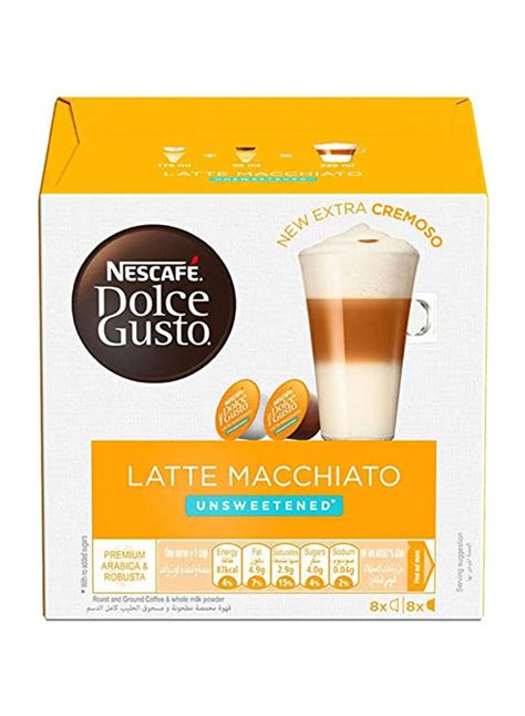 Nescafe Dolce Gusto Latte Macchiato Unsweetened Capsules S Ghl Brunei