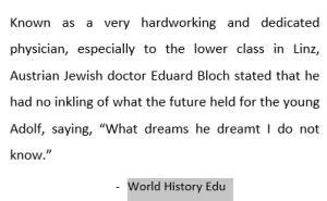 Eduard Bloch: Hitler’s family doctor and perhaps the only Jew the ...