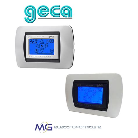 Geca Green Cronotermostato Digitale Settimanale Con Display Touch