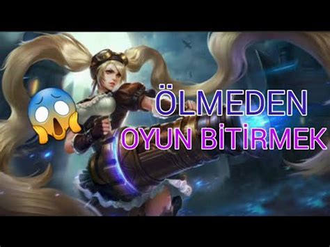 ÖLMEDEN OYUNU BİTİRDİM mobile legends YouTube