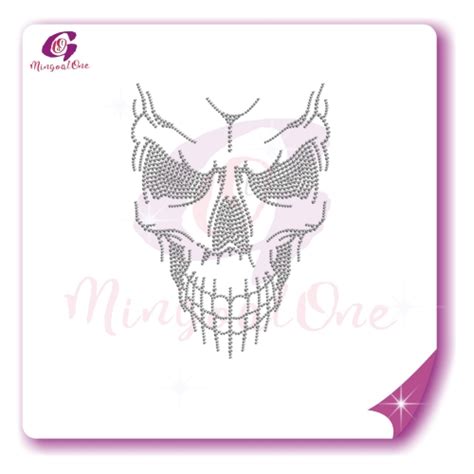 Skull Rhinestone Transfer