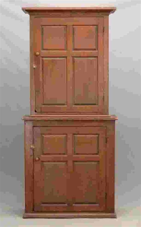 19th C Shaker Stepback Cupboard